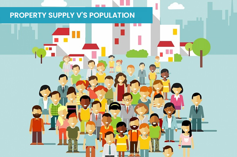 Property Supply v's Population