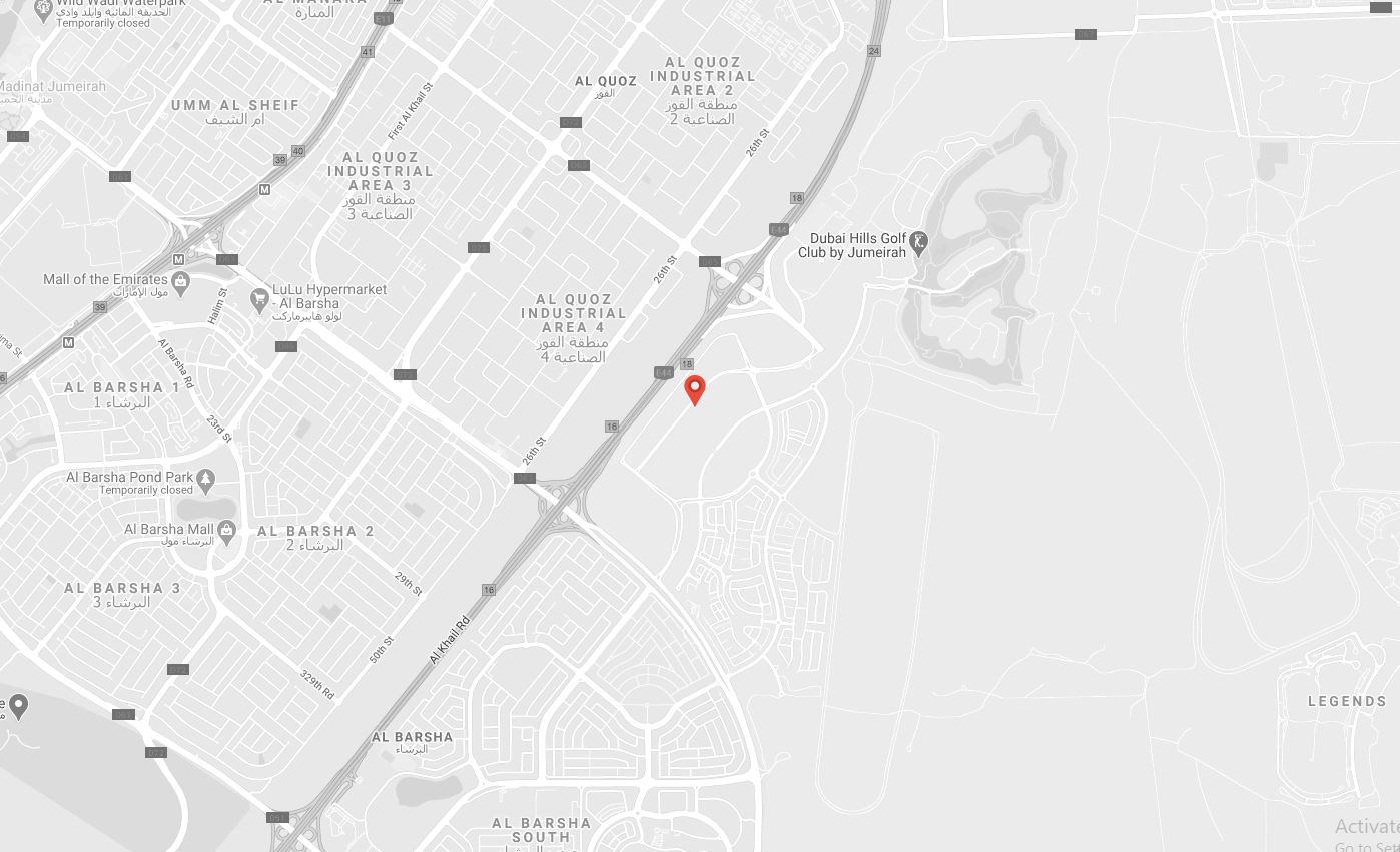 map 1 - Acacia at Dubai Hills Estate by Emaar map 1 - Acacia at Dubai Hills Estate by Emaar