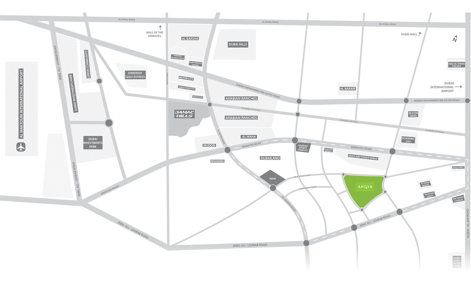 map 3 - Adria Villas at Akoya Oxygen map 3 - Adria Villas at Akoya Oxygen