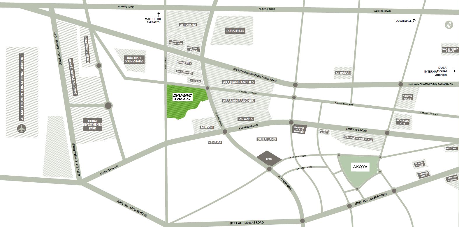 map 6 - Radisson at Damac Hills map 6 - Radisson at Damac Hills