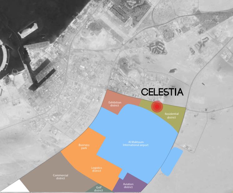 map 7 - Celestia at Dubai South by Damac map 7 - Celestia at Dubai South by Damac