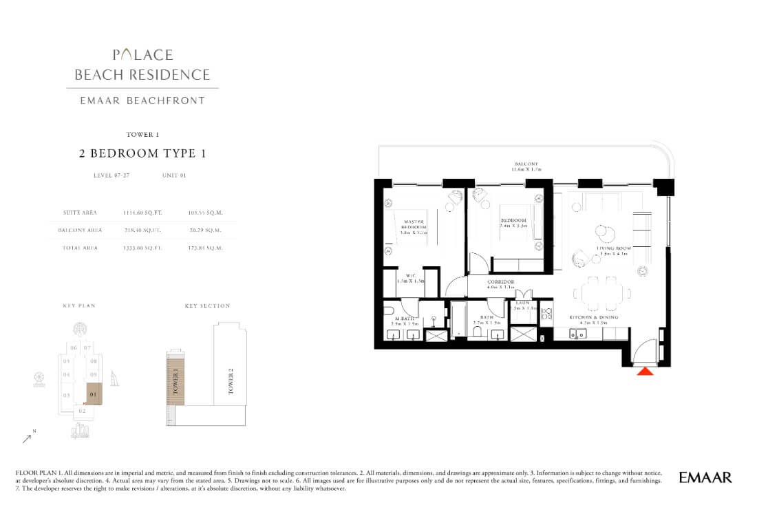 floor1 Page 14 - Palace Residences Emaar Beachfront