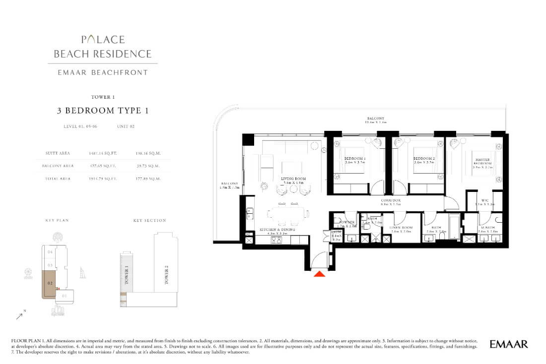 floor1 Page 18 - Palace Residences Emaar Beachfront