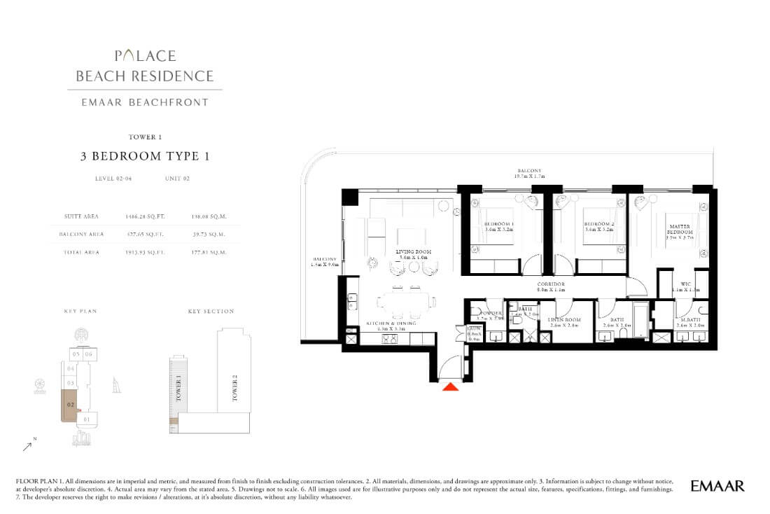 floor1 Page 19 - Palace Residences Emaar Beachfront