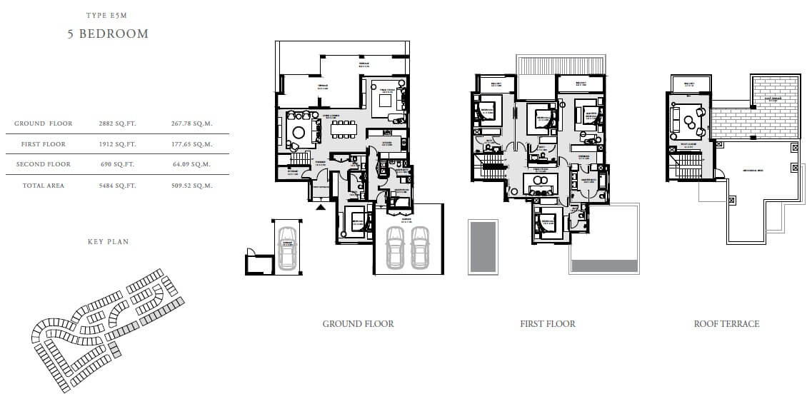 Saya floorplan3 - Caya at Arabian Ranches 3