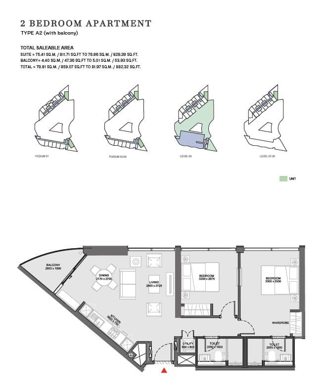 sobha floor4 - Waves - Sobha Waterfront District