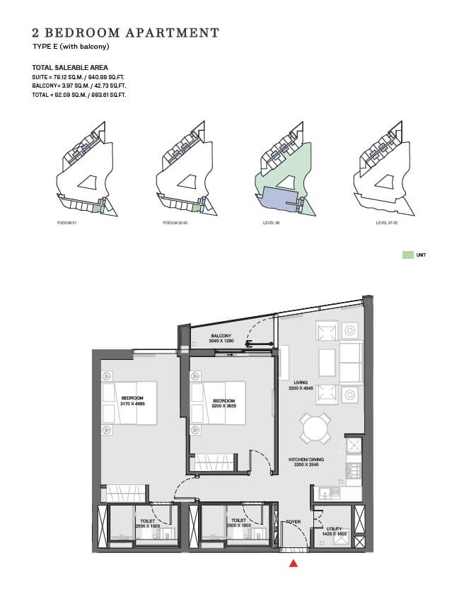 sobha floor5 - Waves - Sobha Waterfront District