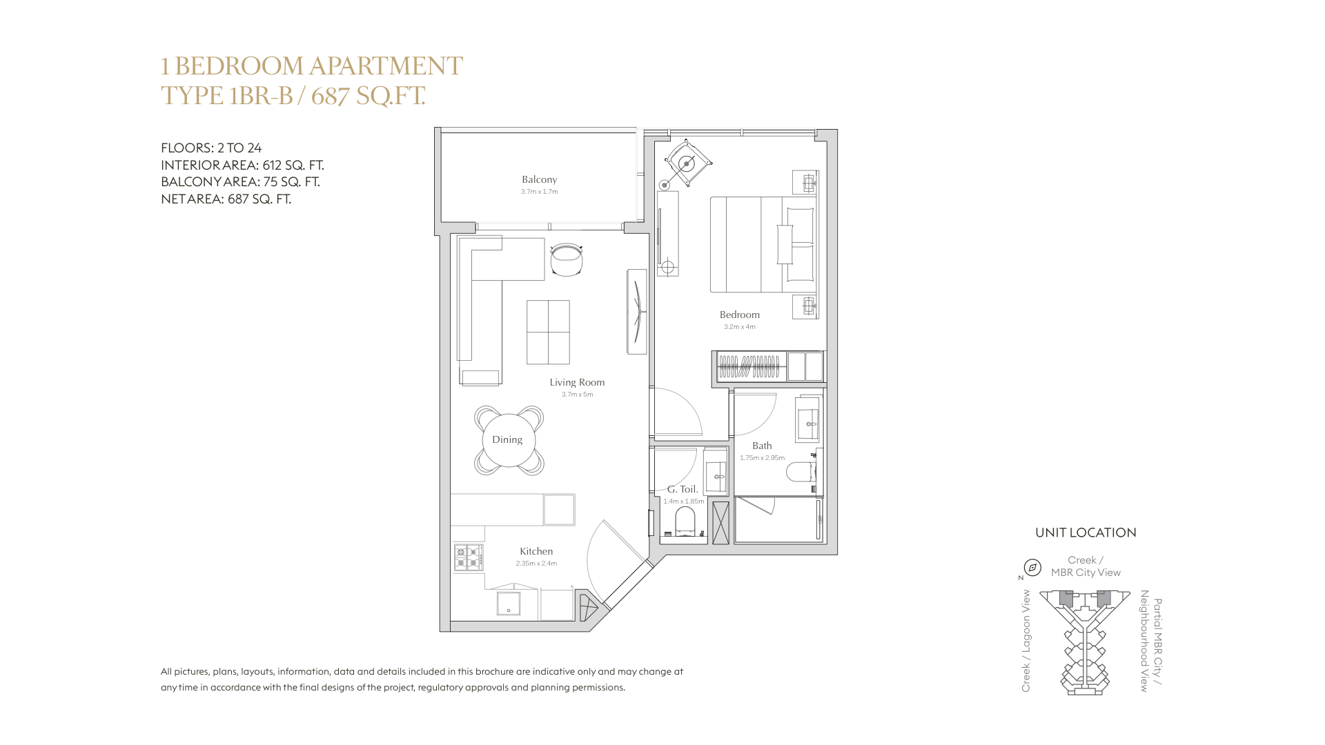 1BR B - Regalia by Deyaar