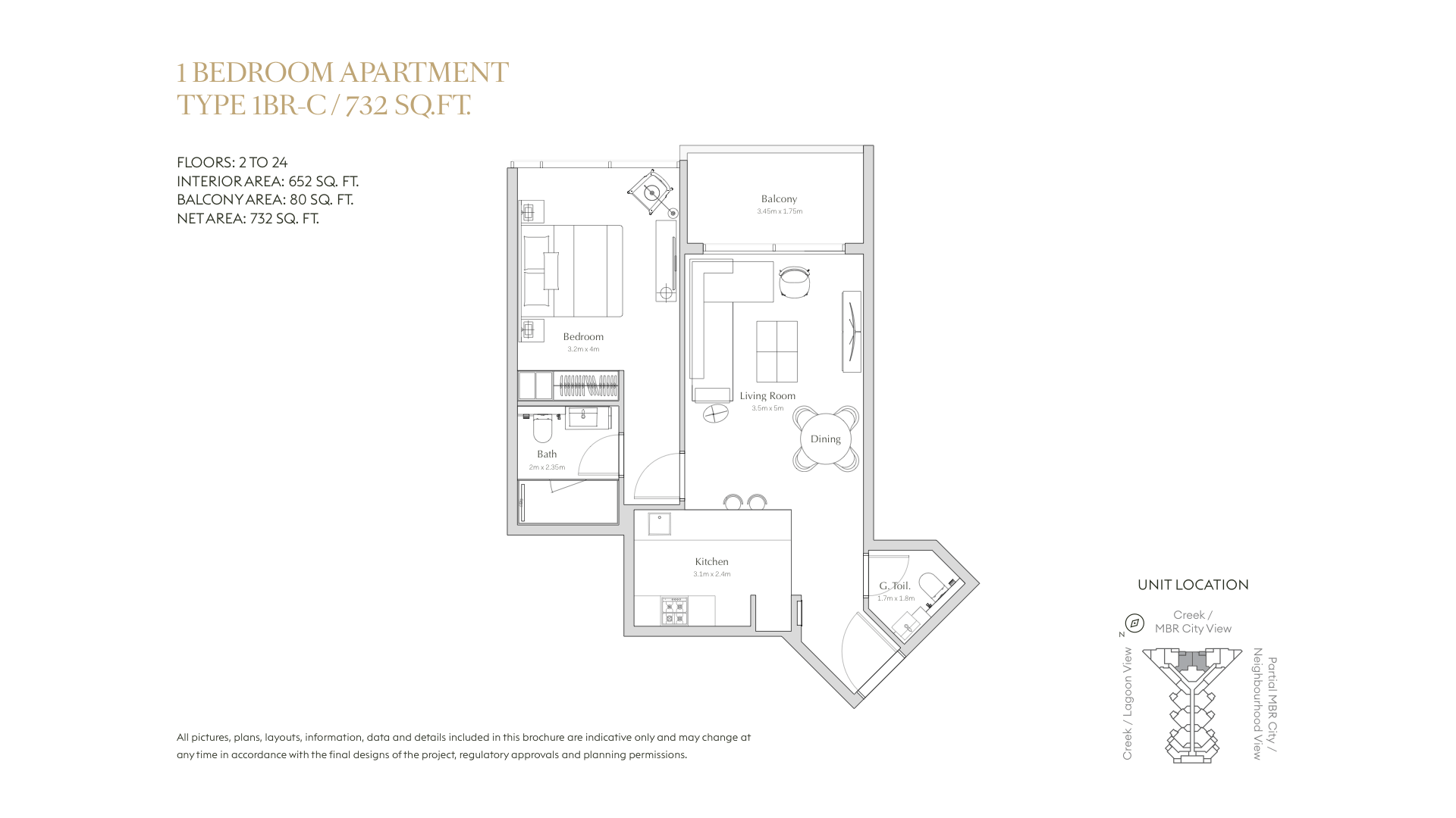 1BR C - Regalia by Deyaar