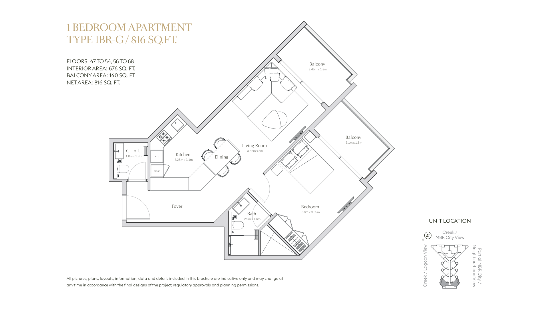 1BR G - Regalia by Deyaar