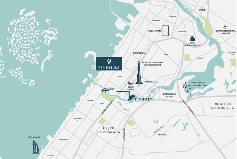 Peninsula Location Peninsula Location