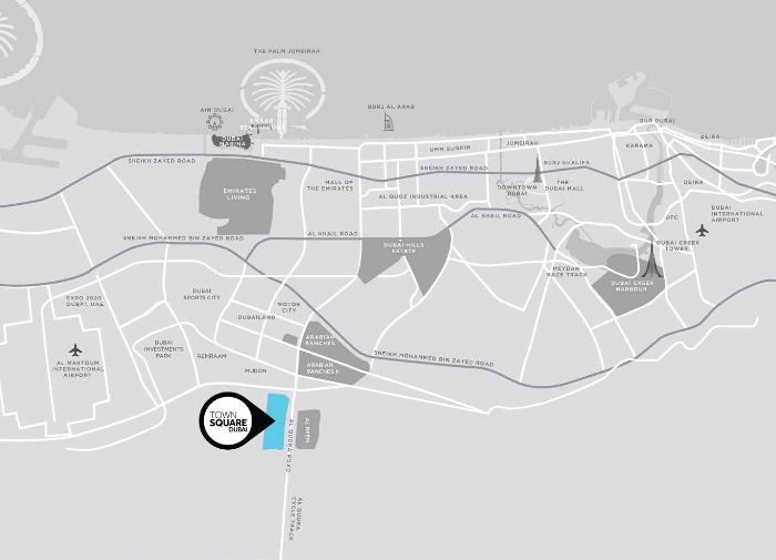 Reem Townhouses Location Reem Townhouses Location