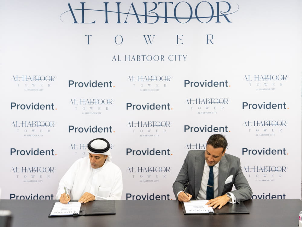 Signing of the exclusive contract